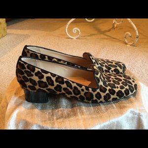 Animal print loafer , never worn, size 6,